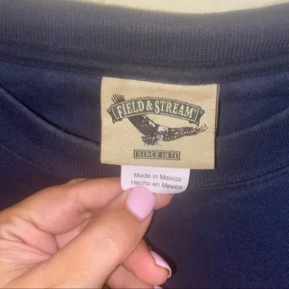 VNTG ILLINOIS graphic 80s collegiate crewneck sweatshirt M - Picture 4 of 4